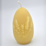 Lavender-embossed egg